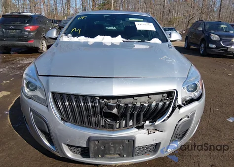 2014 Buick Regal Gs из США, поврежденный, VIN 2G4GT5GX6E9220080